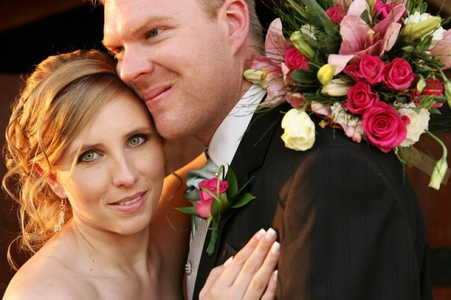 Bride and Groom Ilse Knoesen and Jaco Marais at Gecko Ridge